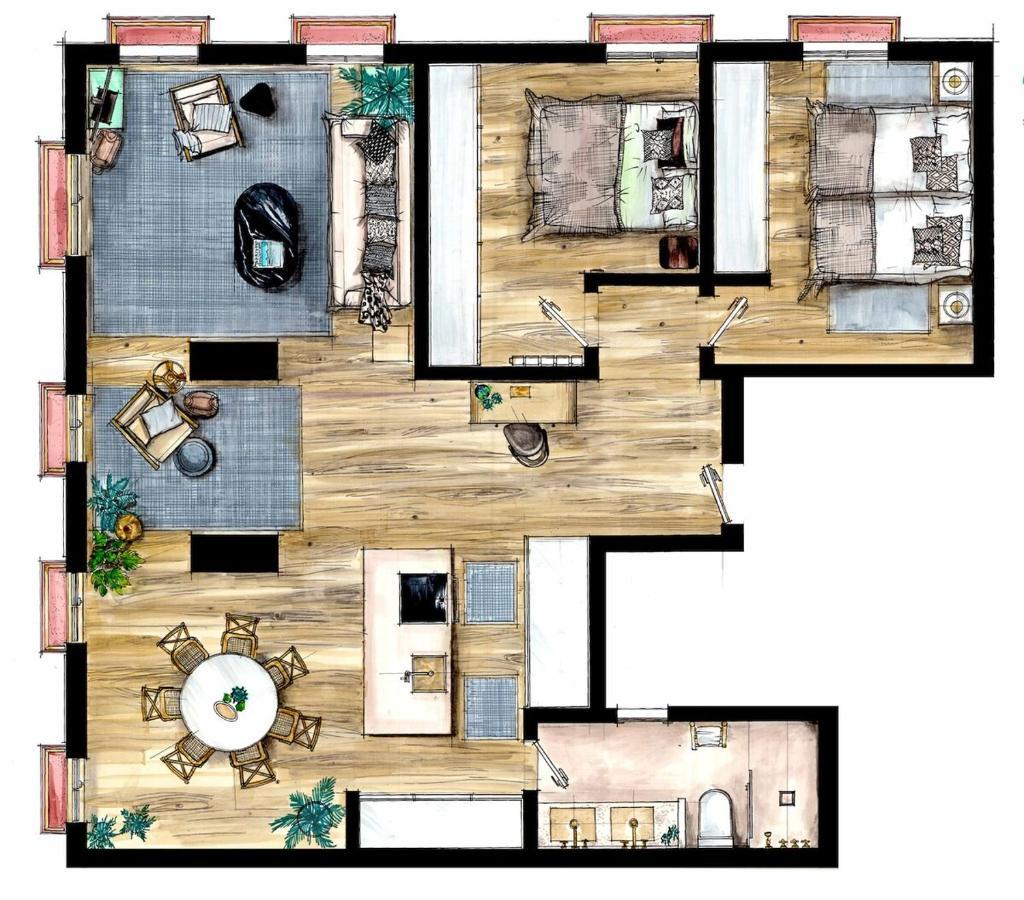 산세바스티안 8 Balconies Heart Of The Old Town 아파트 외부 사진